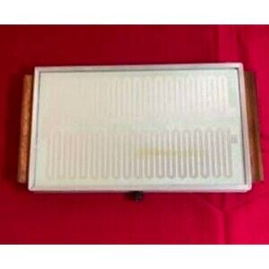 Vintage 1972 Salton Inc Hotray Automatic Food Warmer Tray w/Teak Wood Handles
